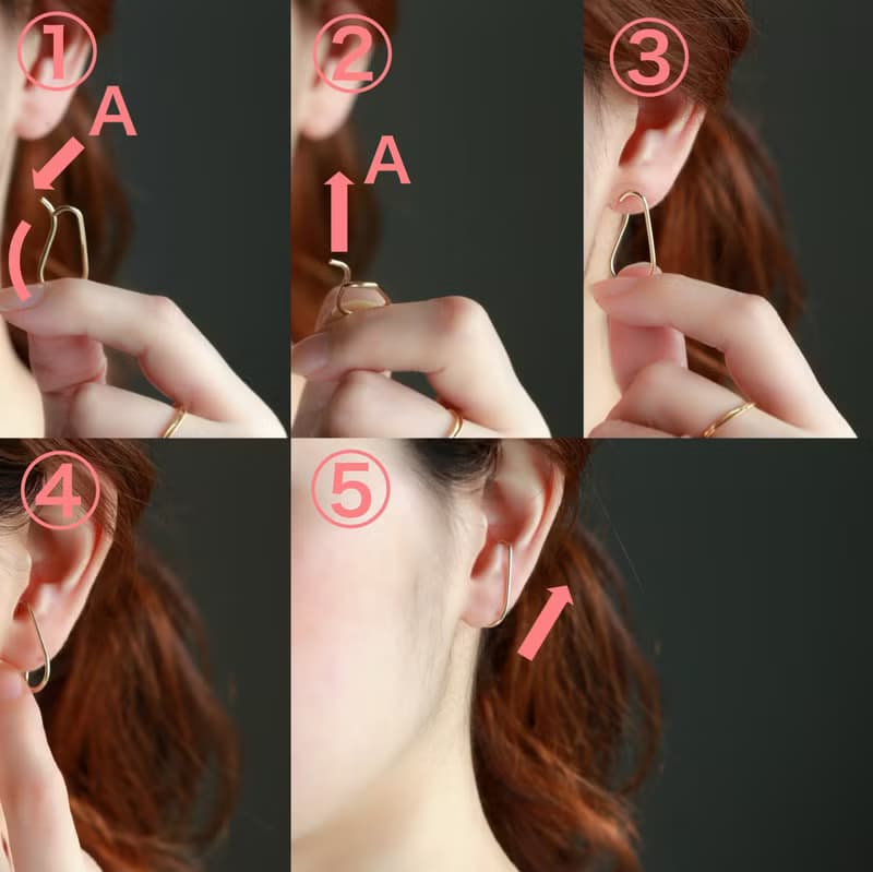 14kgf-straight line ear cuff