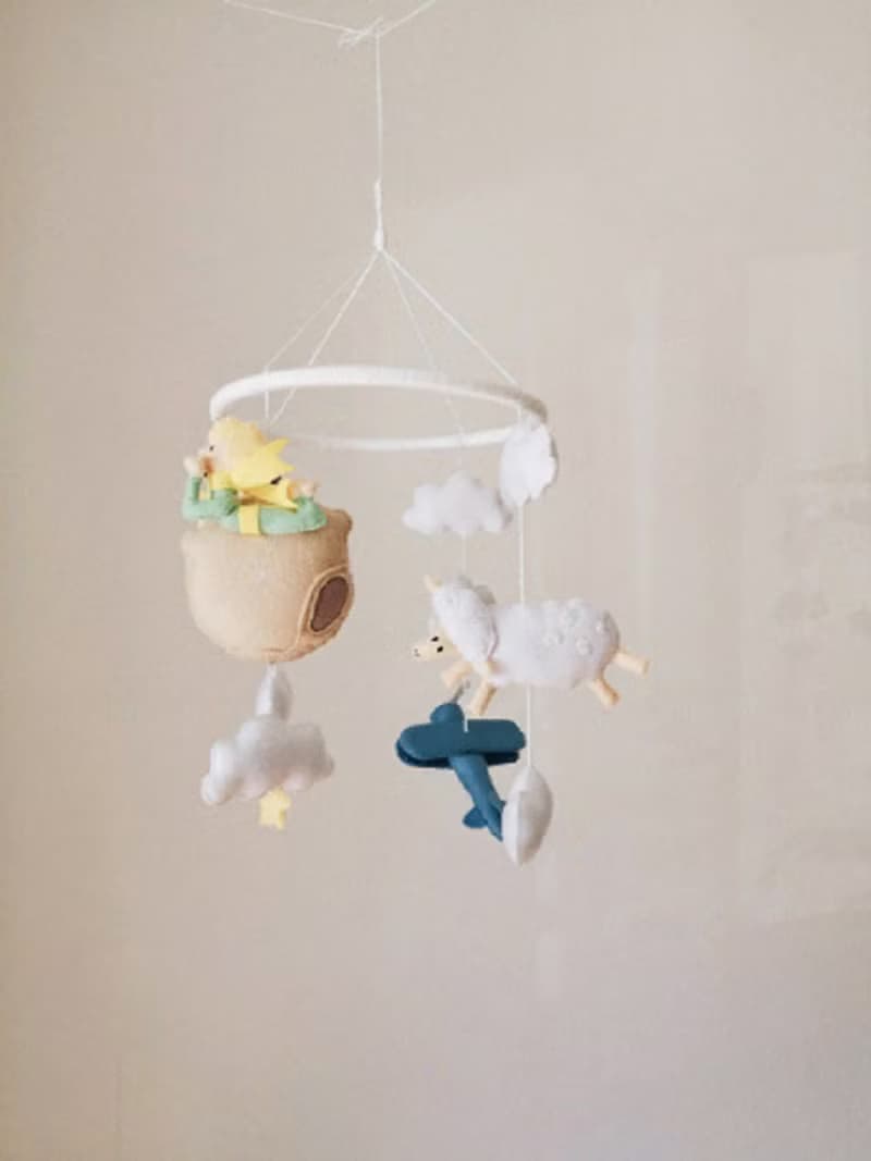 Baby mobile nursery boy, The little prince, Baby shower gifts