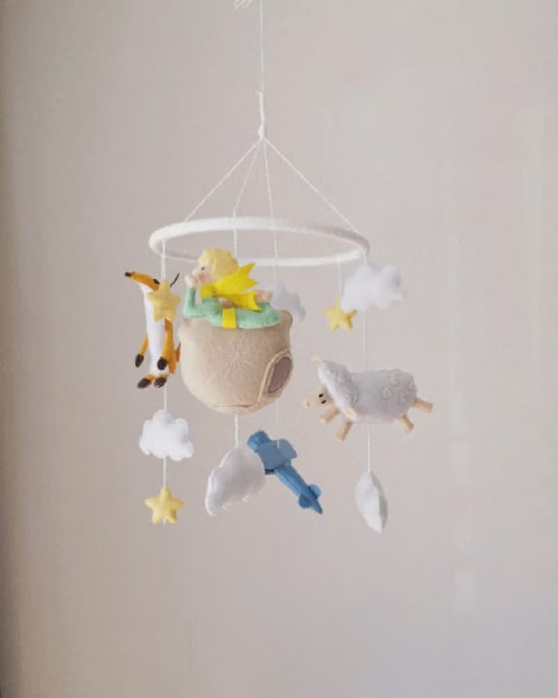 Baby mobile nursery boy, The little prince, Baby shower gifts