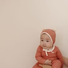 韓國秋冬棉質粉紅小圓點套裝 •Little Dot Set•
