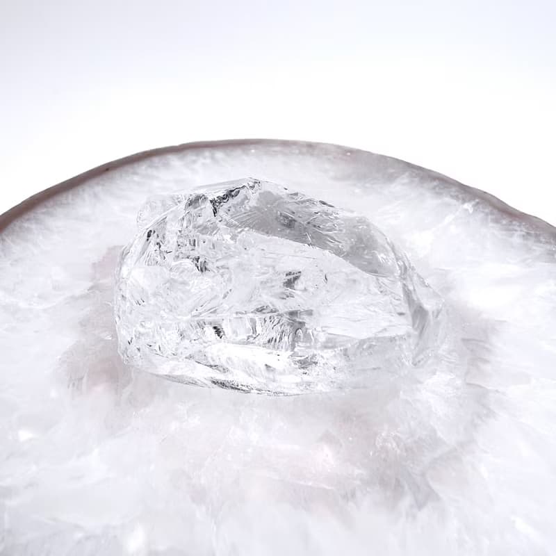 順從。白阿賽斯特萊 淨化 療癒 一圖一物 冥想 l 白阿賽原石 l