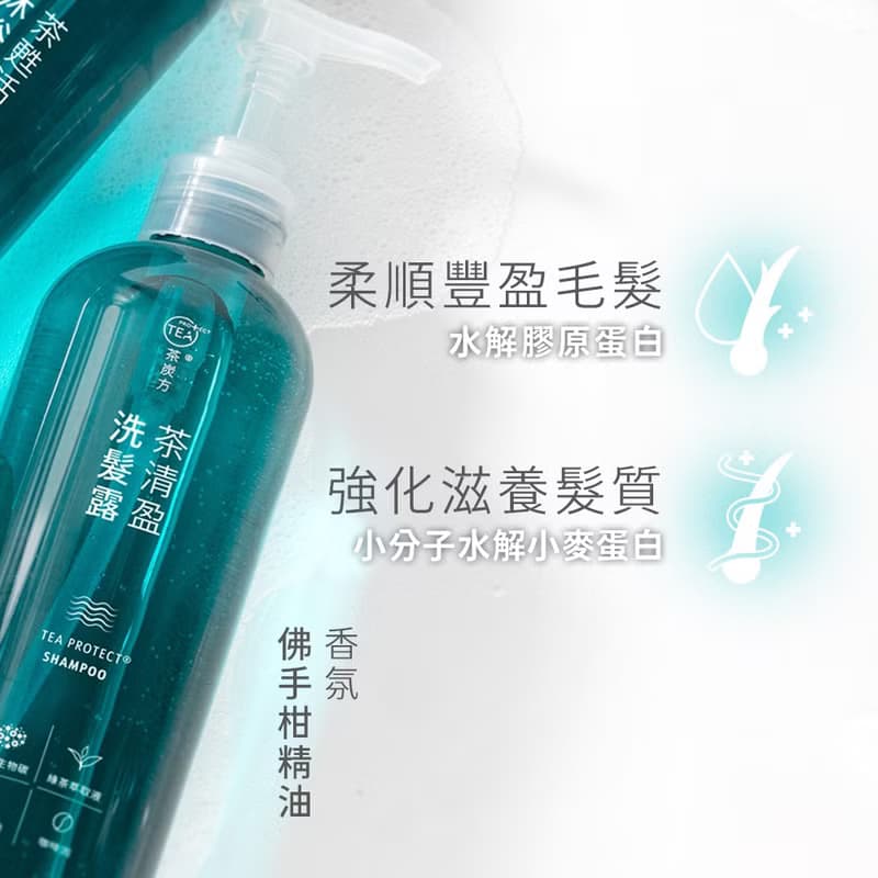 【茶炭方】茶清盈洗髮露丨頭皮護理、抑屑止癢、雙倍咖啡因