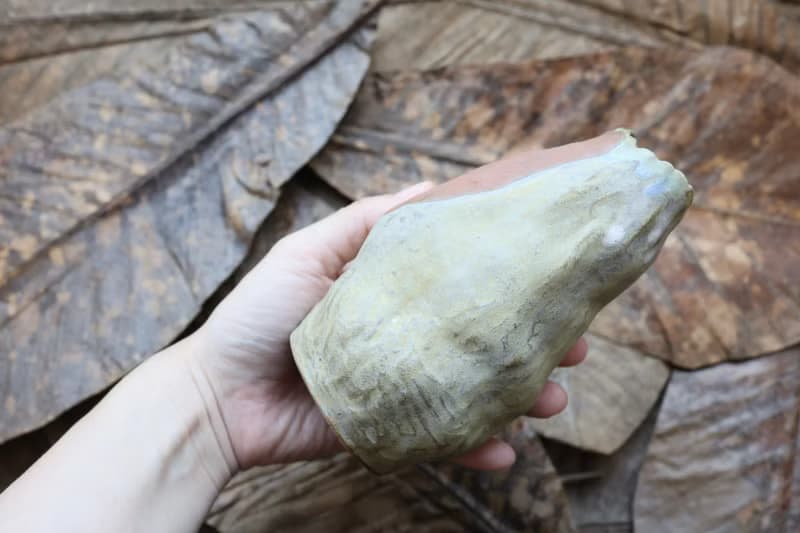 【喬遷禮物】風的皺折No3鈷綠手捏花器侘寂風雕塑擺件收藝術作品