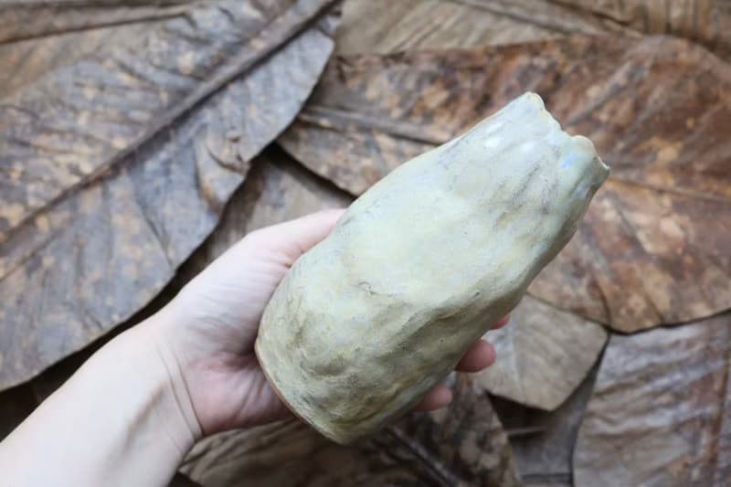 【喬遷禮物】風的皺折No3鈷綠手捏花器侘寂風雕塑擺件收藝術作品