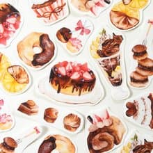 チョコスイーツ フレークシール