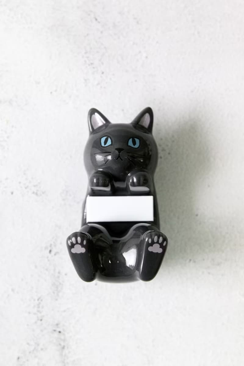 日本Magnets可愛動物系列貓咪造型手機架/手機座-黑貓