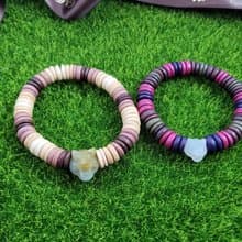 【親翠】天然翡翠 招財虎頭多彩木珠手環  結婚/情侶/畢業禮物