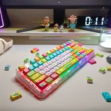 藝術家聯名 創鍵宇宙機械鍵盤PBT鍵帽 136鍵