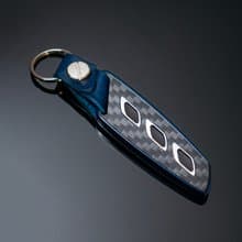 Keychain for Maserati carbon, aluminium, Levante, Spyder Gran Turismo 350 GT, Pr