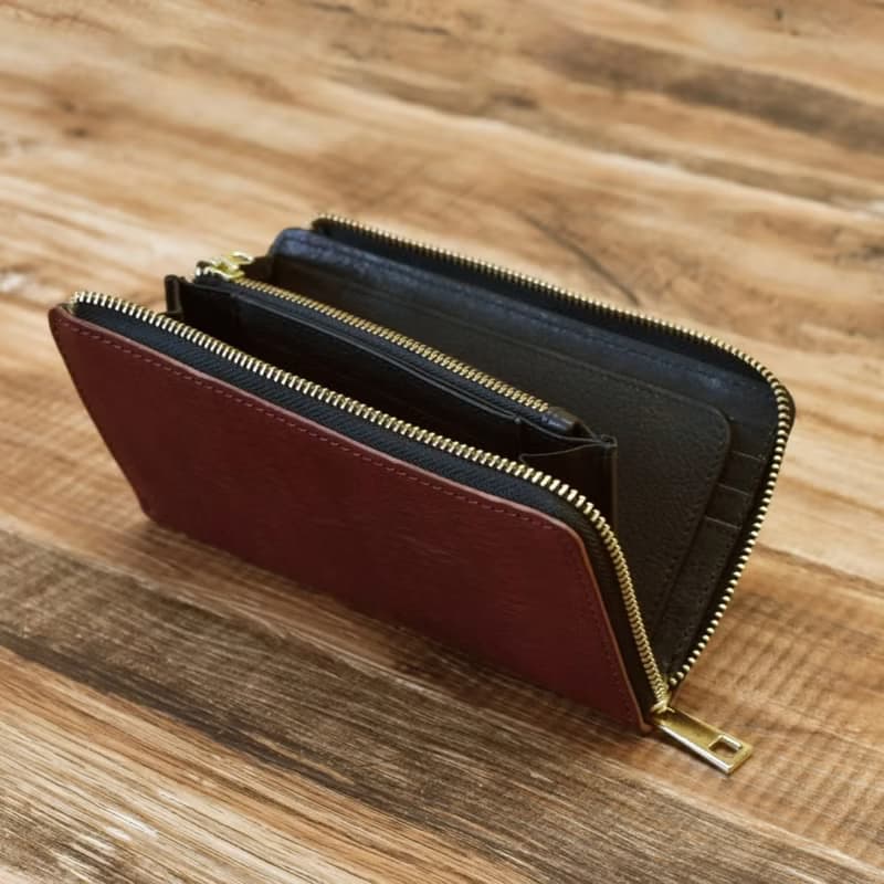 嘖嘖募資商品 TIDY 枥木  日本製 錢包 長夾 大容量 勃艮第酒紅
