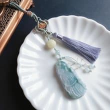 天然緬甸玉 翡翠 花生好事 蝙蝠 人生如意 長壽 發財 包掛 禮物