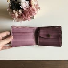 真皮短夾│3卡片層│零錢袋│Bi-fold wallet