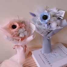 逗留  向日葵花束 索拉花 交換禮物 生日禮物 畢業禮物