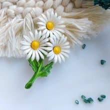 Vintage Jewelry 西洋古董飾品 小雛菊花束  小巧 別針