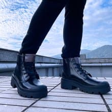 PALLADIUM PALLABASE周年慶皮革法式軍靴97181