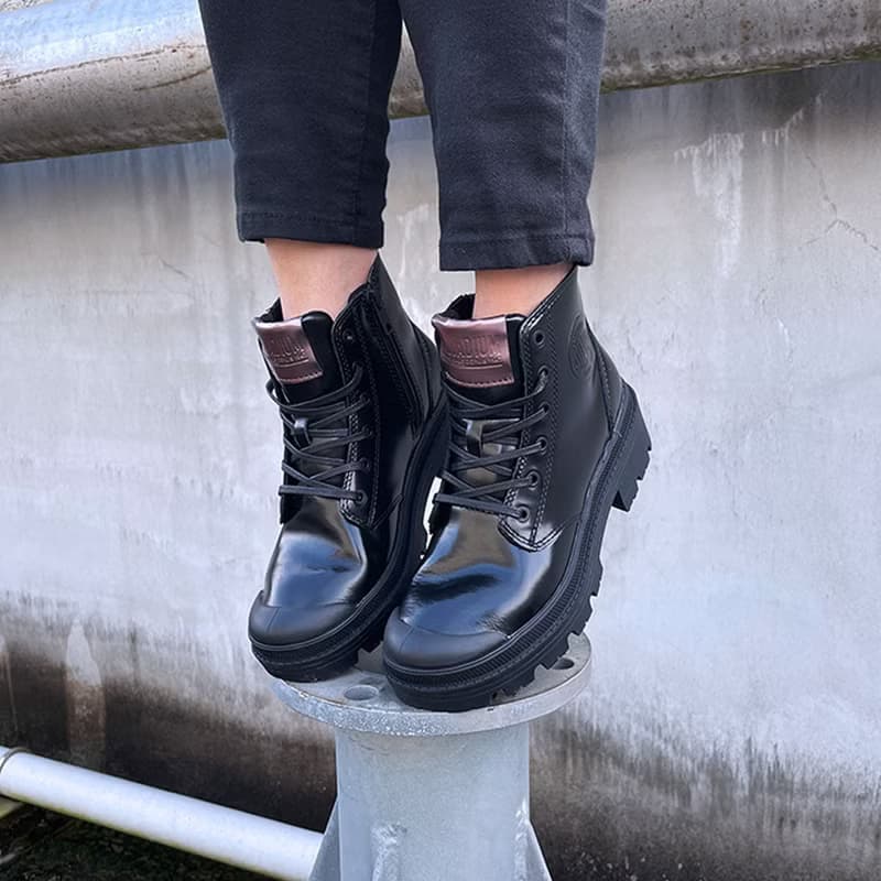 PALLADIUM PALLABASE周年慶皮革法式軍靴97181