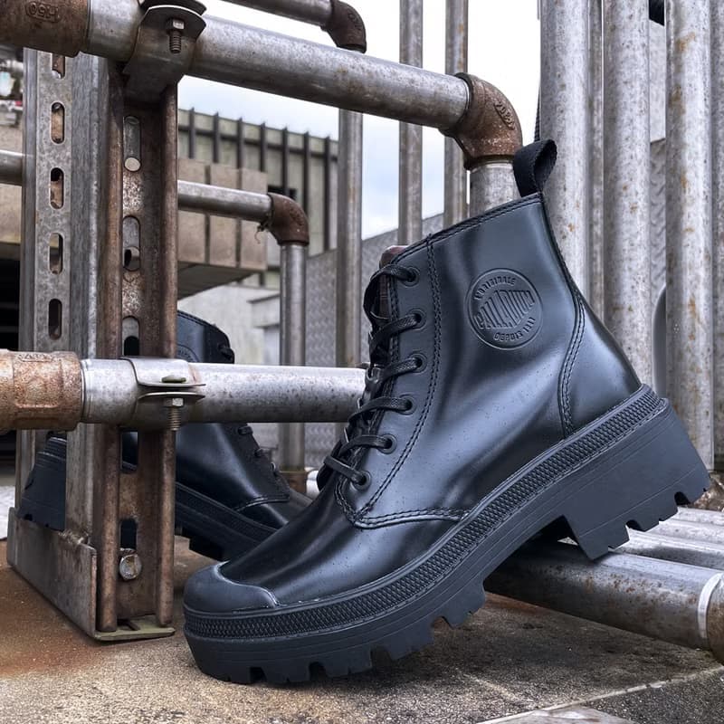 PALLADIUM PALLABASE周年慶皮革法式軍靴97181