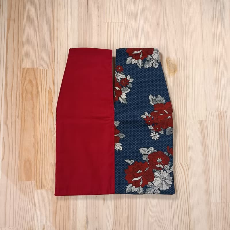 【暑假出遊】日式 紅藍 和服手提包/背心袋/手提袋