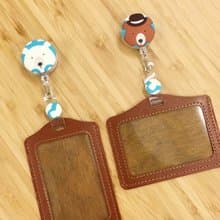 手作好禮趣味伸縮扣環 卡套 悠遊卡證件套卡夾 票卡夾 伸縮拉環