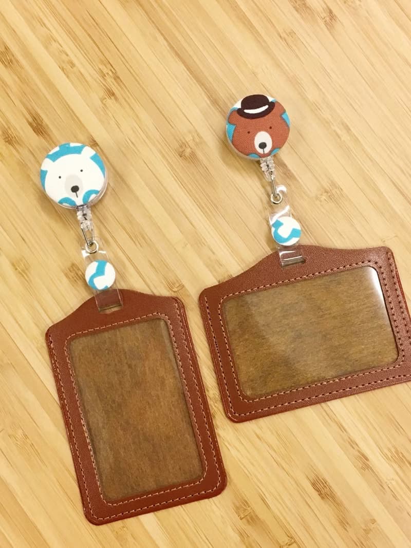 手作好禮趣味伸縮扣環 卡套 悠遊卡證件套卡夾 票卡夾 伸縮拉環
