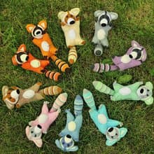 Crochet raccoon, Crochet raccoon Stuffed toy, raccoon toy, knitted raccoon