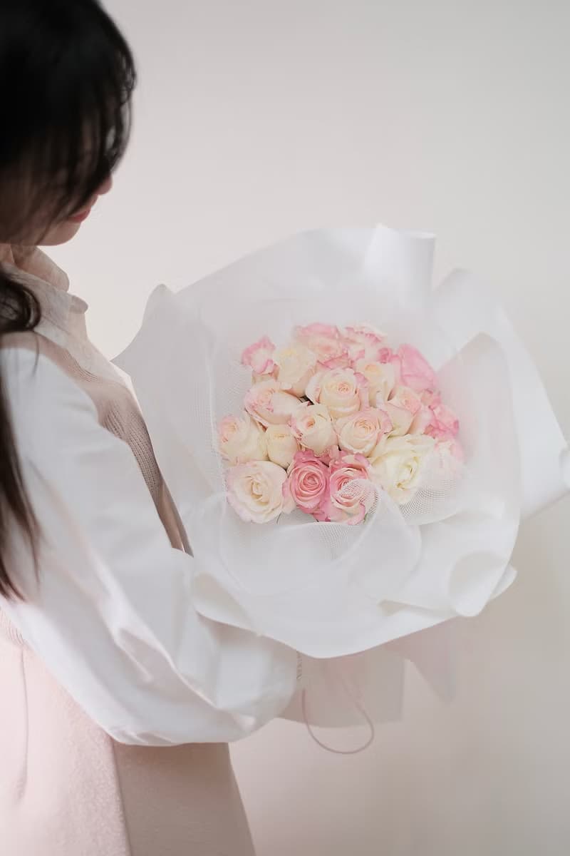 白色情人節 玫瑰花束  韓式花束  生日花束 女友禮物 求婚花束