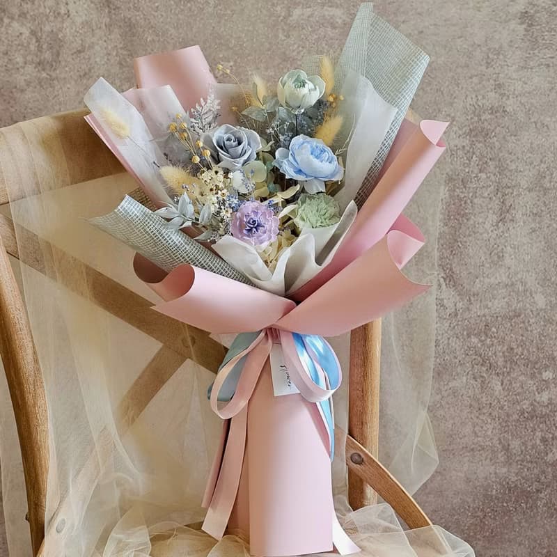 永生花花束 玫瑰花束 情人節花束 生日花束 快速出貨 現貨