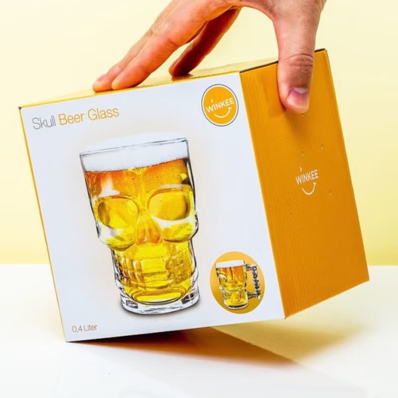骷髏頭啤酒杯