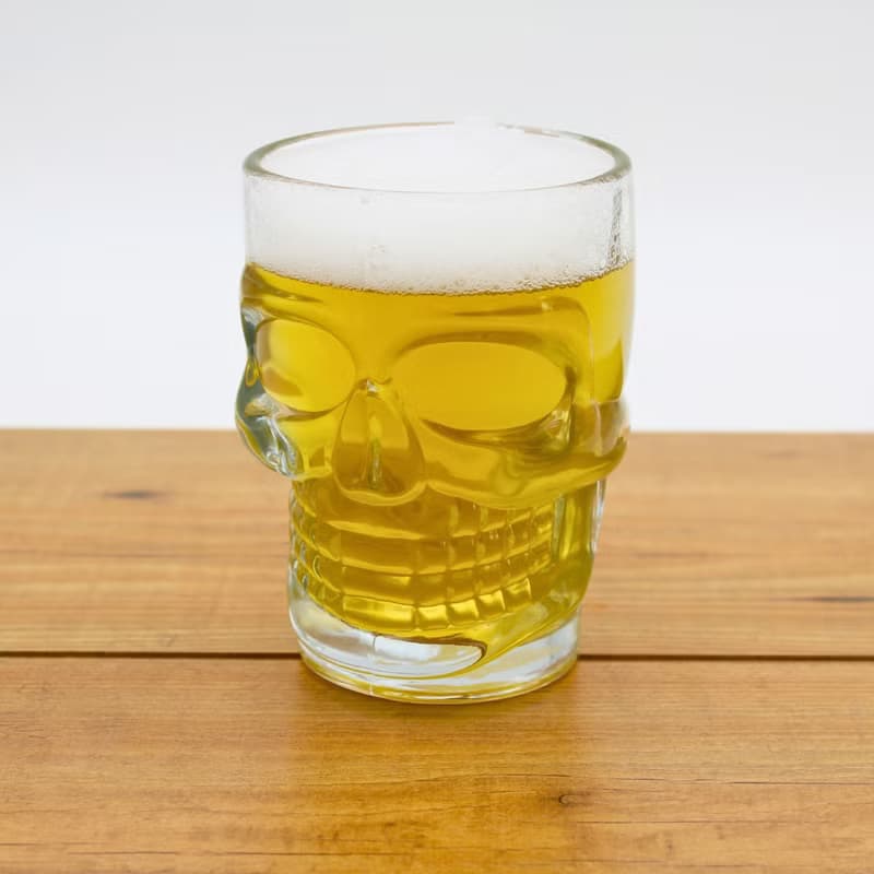 骷髏頭啤酒杯