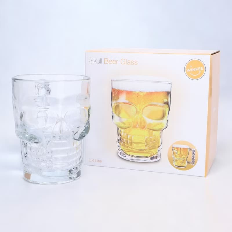 骷髏頭啤酒杯