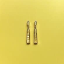 春日珠光樹脂垂墜耳環