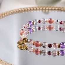 超七 Super Seven 三輪骨幹 石榴石 草莓晶 手鍊 天然礦石水晶