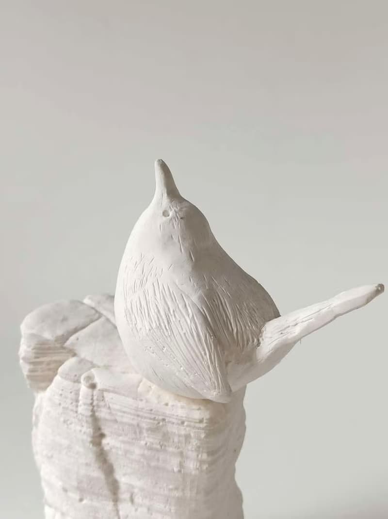 歐洲鷦鷯擴香石-交換禮物/療癒/鳥/擴香石