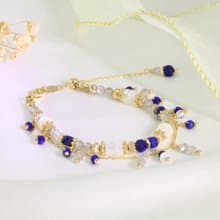 追光者 | 助冥想 舒緩壓力 | 水晶手鍊 母親節禮物 雙圈手鍊