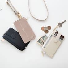 フラグメントケース 【 simple 名入れ 】 財布 ミニ財布 ミニウォレット カードケース キーリング マルチケース コインケース 名入れ無料 HE16U