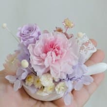 一起過日子 莫蘭紫康乃馨 結婚捧花永生乾燥花情人節畢業花束七夕