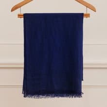 CASHMERE 精薄超高支紗喀什米爾披肩 | DENIM BLUE |