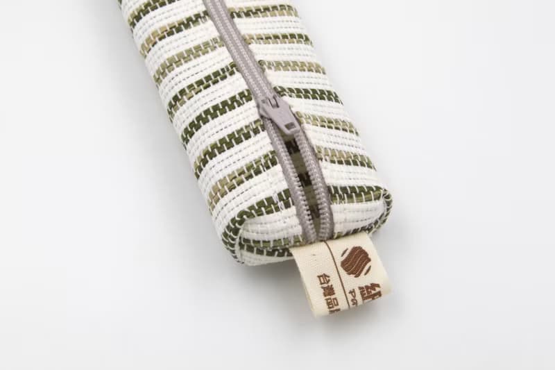 【紙布家】紙線編織 小餐具袋 咖啡白