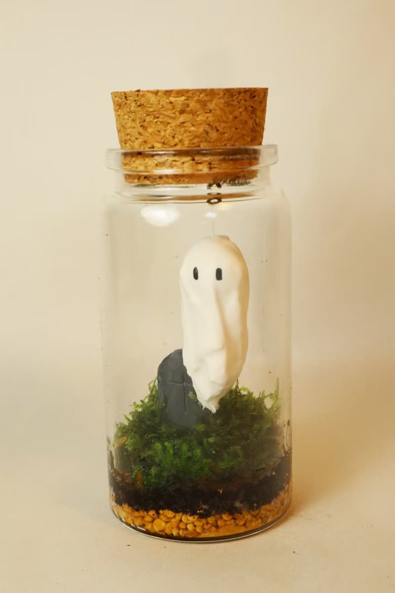 【微景觀】幽閒時光 - 苔蘚組盆/萬聖節/交換禮物/幽靈