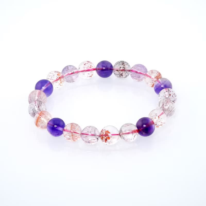 寶麗金珠寶-天然超七水晶手珠 手鍊