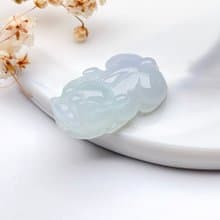 【招財神獸】冰綠種翡翠貔貅吊飾 | 天然緬甸玉翡翠A貨