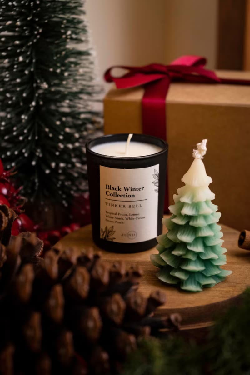 【訂製】聖誕樹香氛蠟燭禮盒・訂製香氣/JUNO Candle