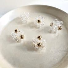 簡約波波銅珠玻璃項鏈 / 頸鏈