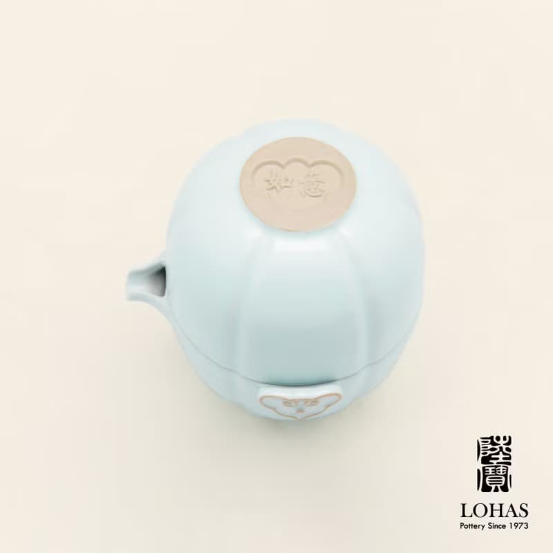 陸寶 祥雲如意 隨手泡 茶器 1壺1杯+攜行袋 旅行茶組