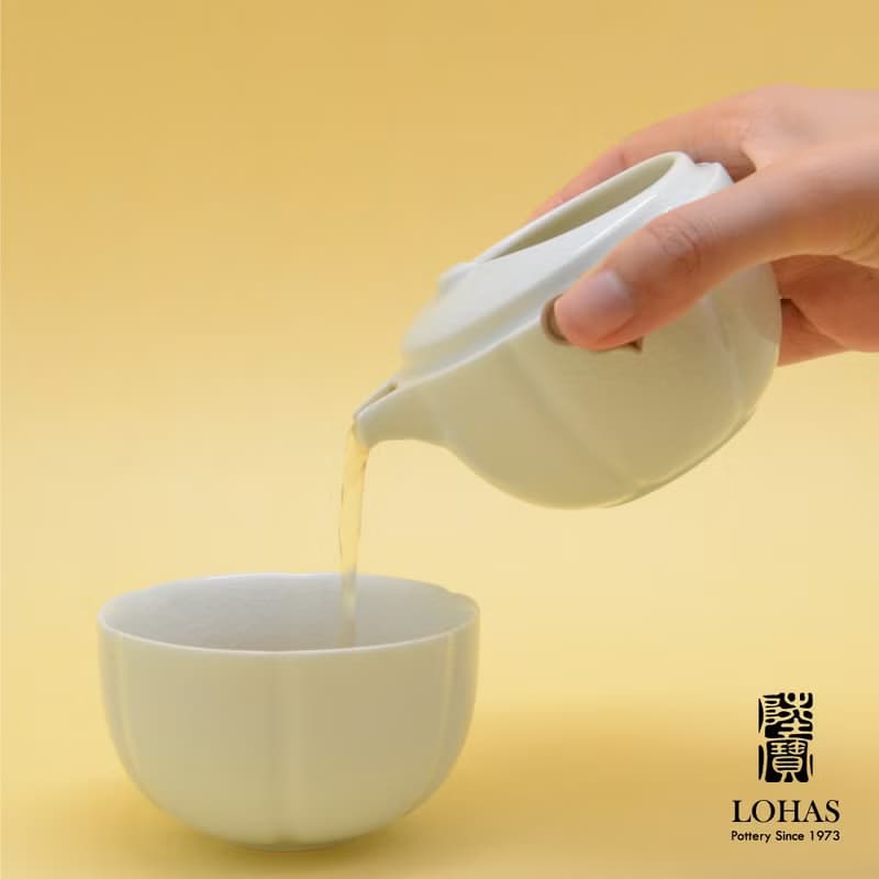 陸寶 祥雲如意 隨手泡 茶器 1壺1杯+攜行袋 旅行茶組