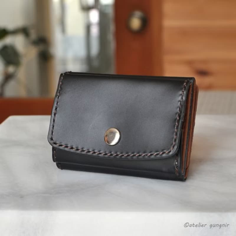 もっとコンパクトな３つ折り財布　No.2　ブッテーロ