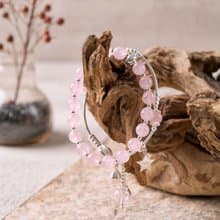 Wish 925純銀粉晶香薰精油手鍊