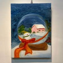 【聖誕禮物Christmas】聖誕油畫-B
