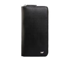 【BRAUN BUFFEL】HOMME-M紳士 21卡拉鍊長夾-黑色/BF306-305-BK