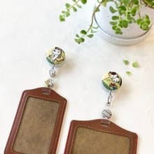 手作好禮 ALL PASS 貓咪伸縮扣環 +卡套 悠遊卡 證件套 卡夾